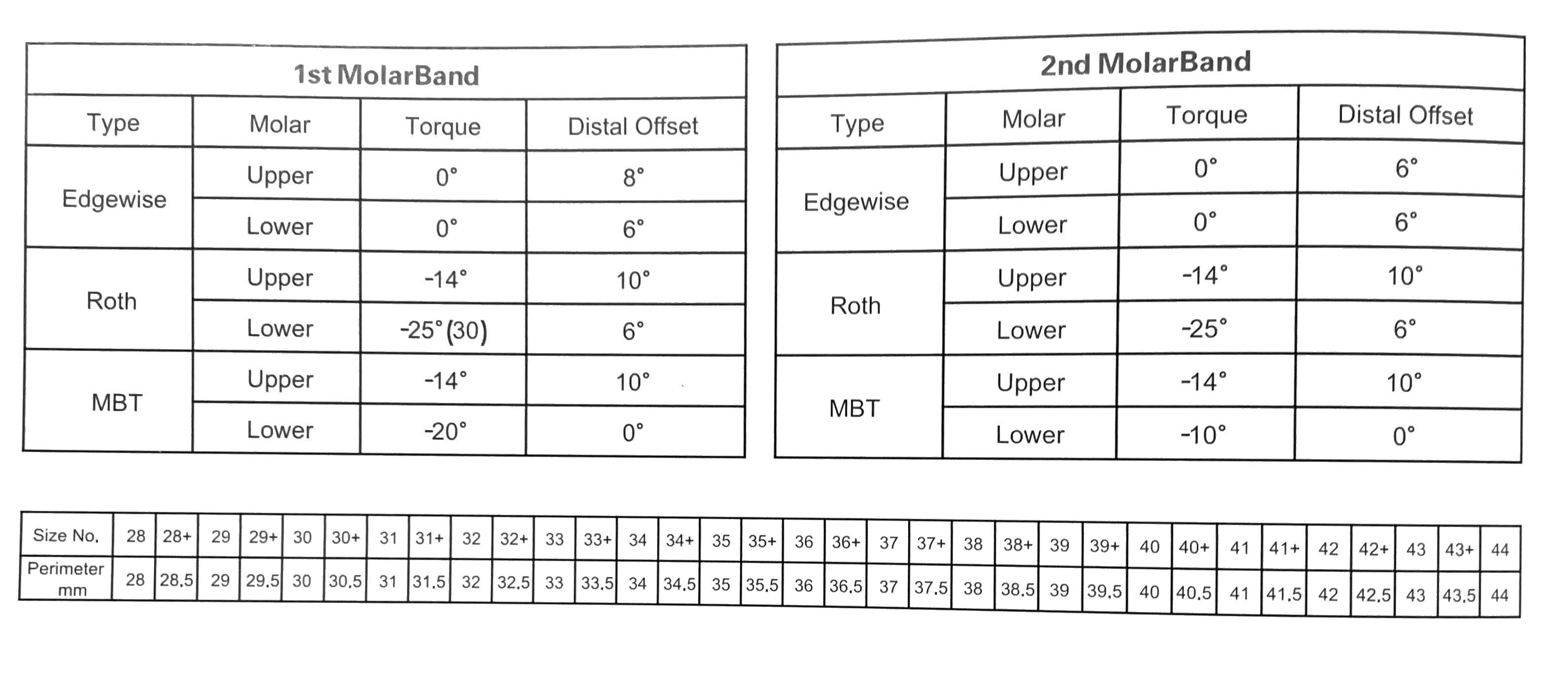 Molar Bands